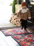 Hug Rug Navy Dark Florals mat 65x85cm (British brand)