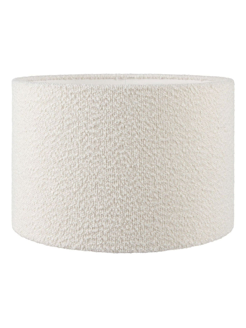 Pacific Natural Esha table lamp white boucle lampshade (British brand)