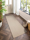 Origin Rugs Soft Grey Border Sisal Boucle Runner 67x200cm