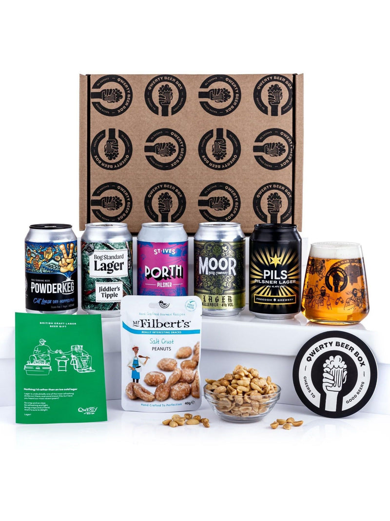 QWERTY beer gift hamper premium real ale 2200g - British product