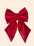 Ruff Cubs Kidswear Personalised Velvet Hair Bow