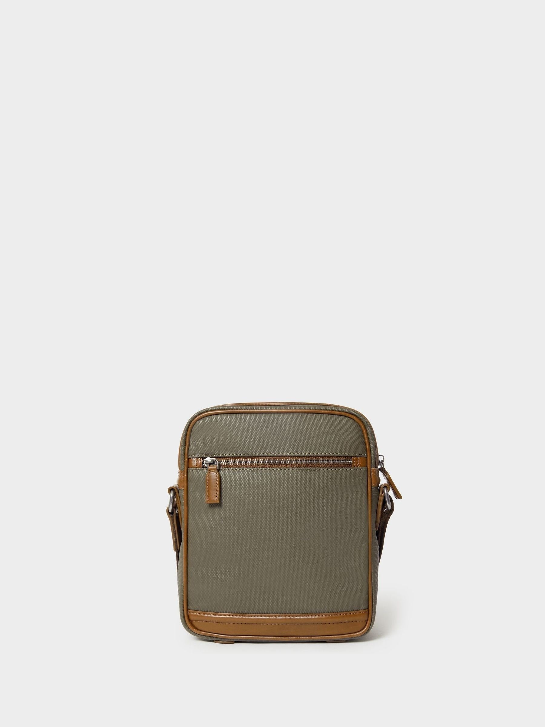 Osprey London Frontline waxed canvas leather messenger bag, imported from the UK