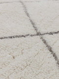 Asiatic Rugs grey washable Berber wool rug - British product