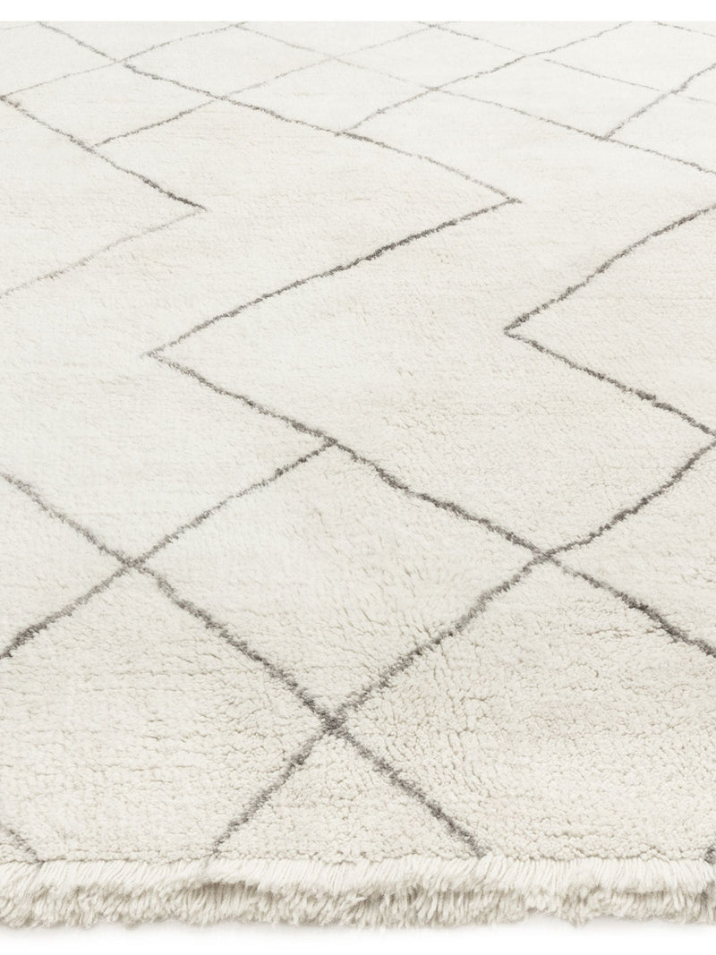 Asiatic Rugs grey washable Berber wool rug - British product