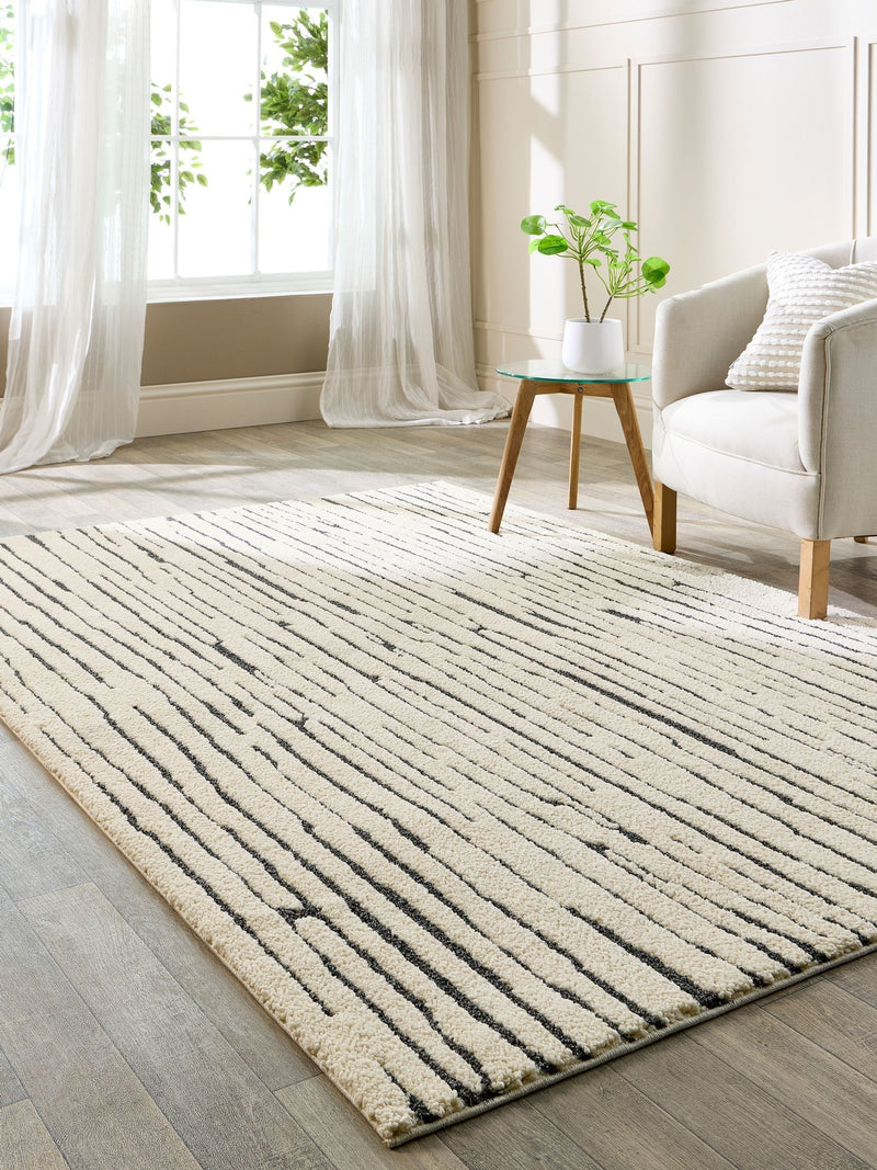 Origin Rugs white woodweave rug - British product