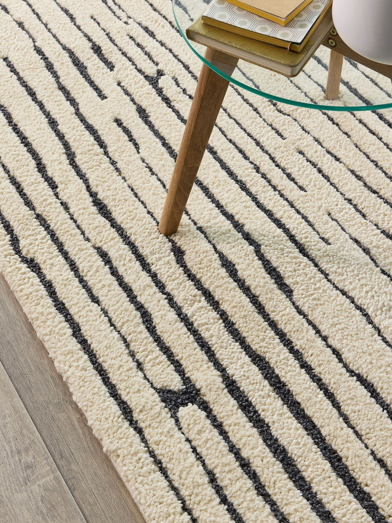 Origin Rugs white woodweave rug - British product
