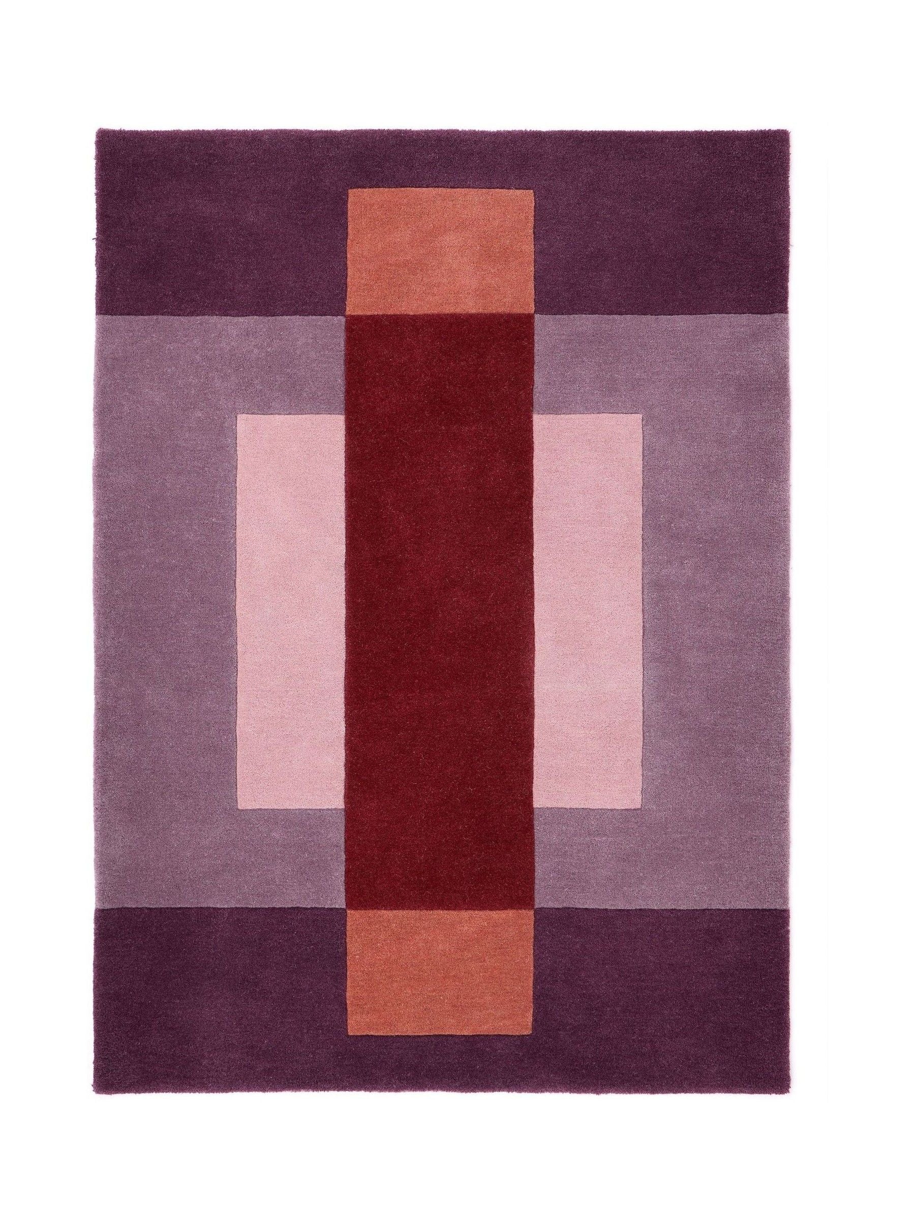 Origin Rugs Berry Sienna Block wool rug, UK version