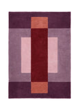 Origin Rugs Berry Sienna Block wool rug, UK version