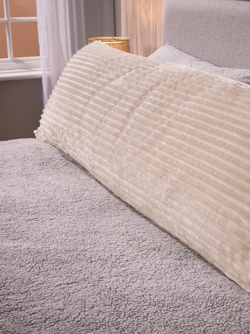 Huggleland velvet cord body bolster pillow 137cm, UK version