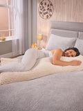Huggleland velvet cord body bolster pillow 137cm, UK version