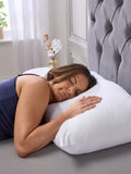 Downland firm support pillow pair (British brand)