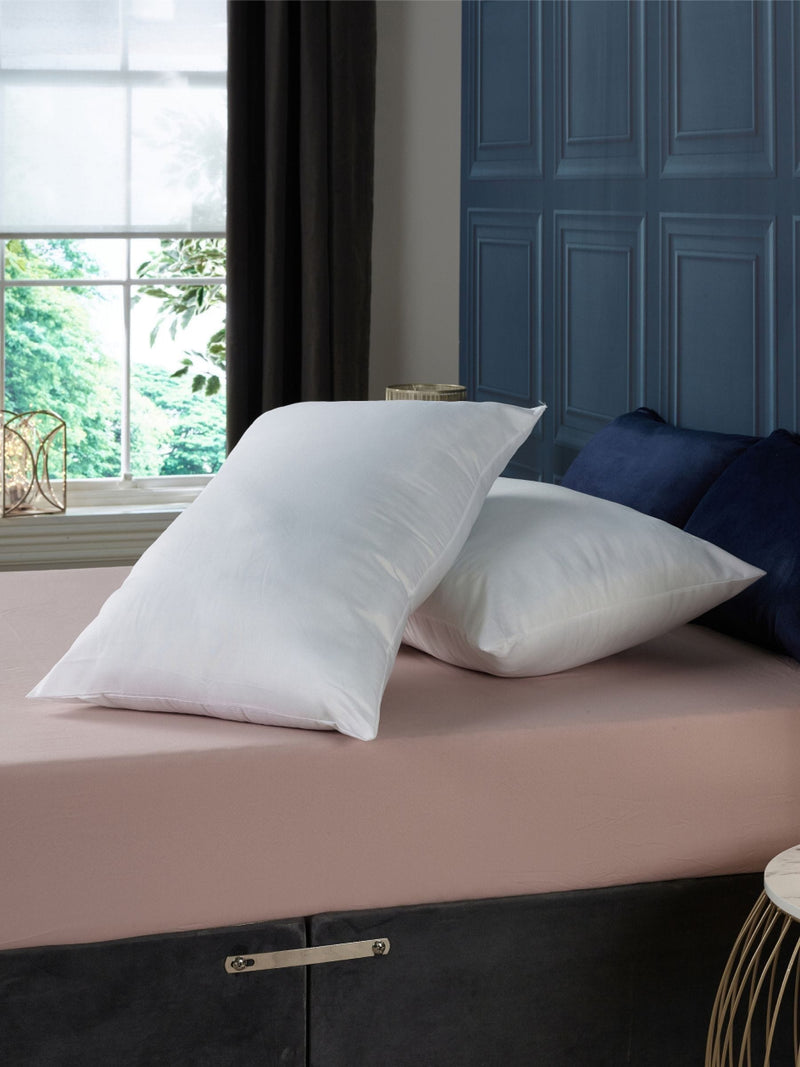 Downland poly cotton pillows 2 pack 46x69cm (British brand)