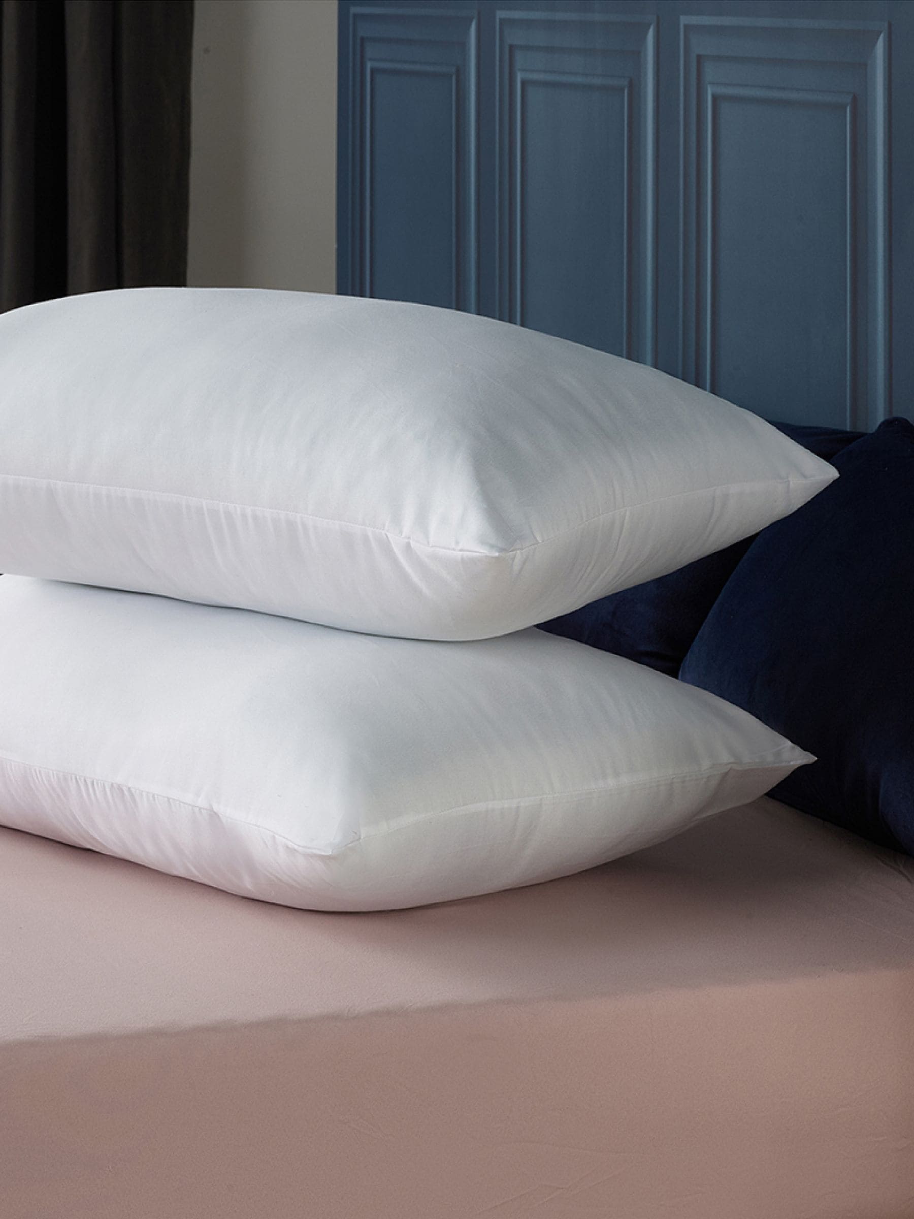 Downland poly cotton pillows 2 pack 46x69cm (British brand)