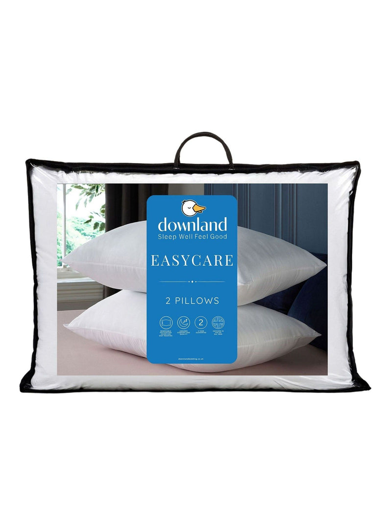 Downland poly cotton pillows 2 pack 46x69cm (British brand)