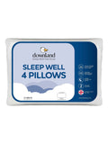 Downland Sleep Well pillows 4 pack 46x69cm, UK version