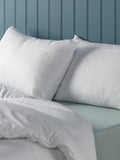 Downland luxury waffle pillow pair 46x69cm, imported from the UK