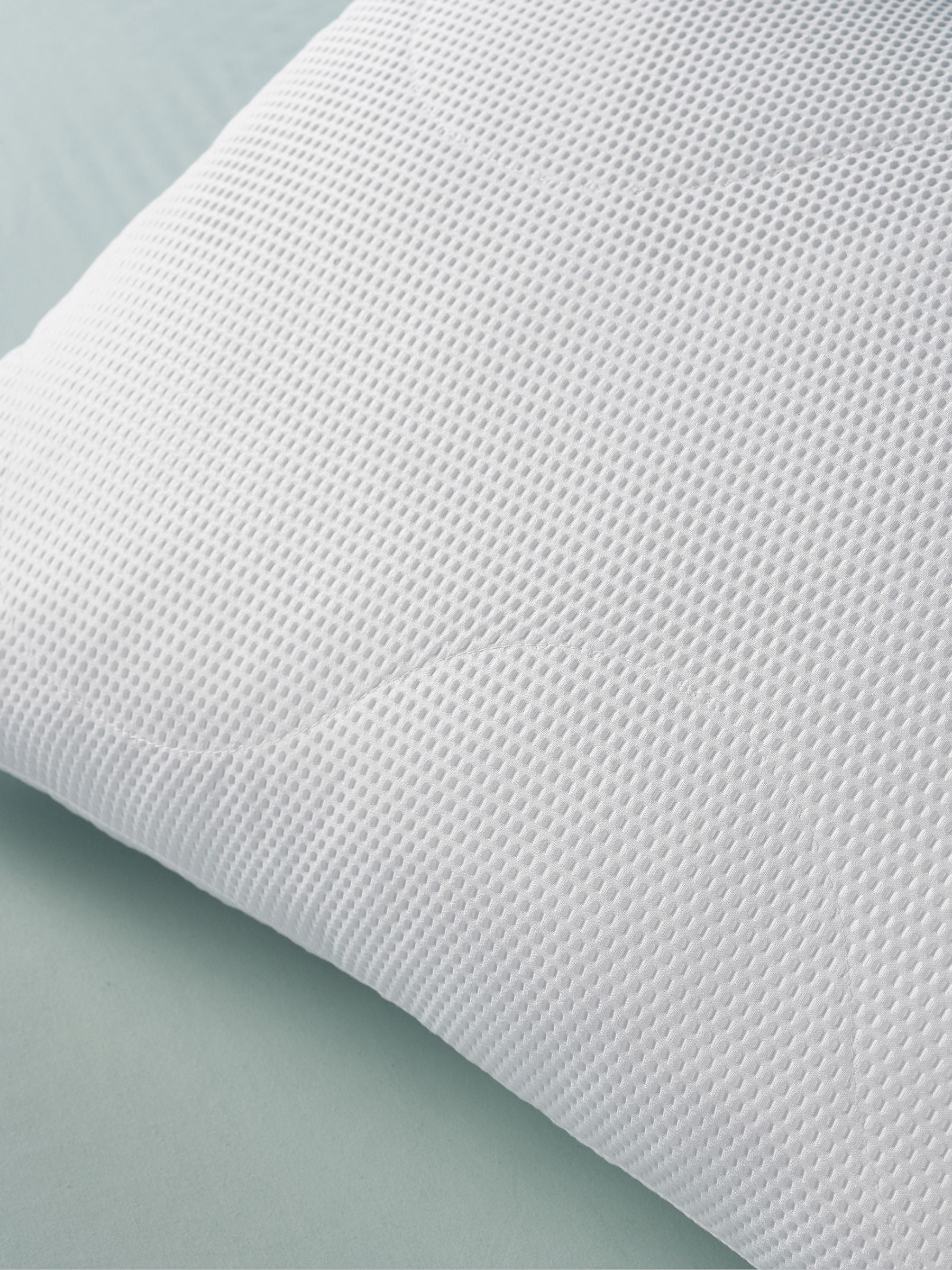 Downland luxury waffle pillow pair 46x69cm, imported from the UK