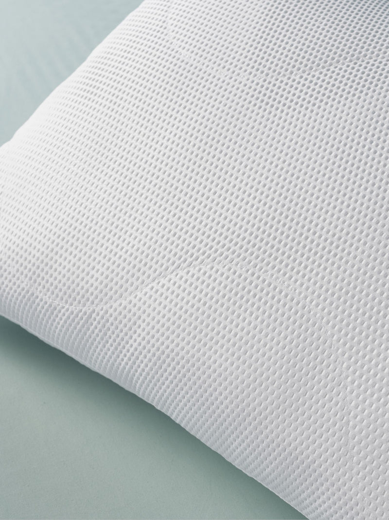 Downland luxury waffle pillow pair 46x69cm, imported from the UK