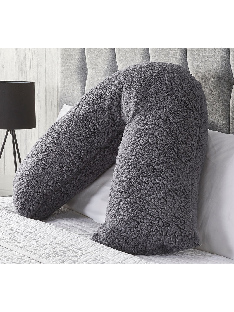 Downland V-Shape Teddy Fleece Pillow