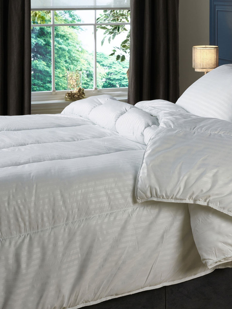 Downland luxury hotel collection 13.5 tog embossed duvet, imported from the UK