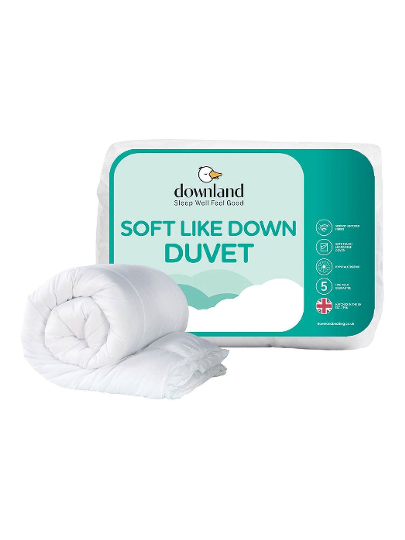 Downland Soft Like Down duvet 13.5 Tog - British product