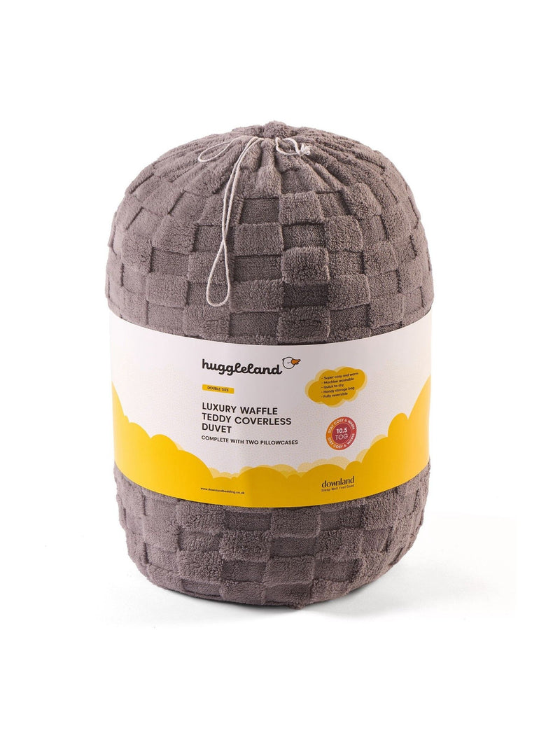Downland coverless duvet chunky waffle 10.5 tog, imported from the UK
