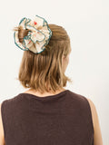 FatFace cream embroidered scrunchie - British product
