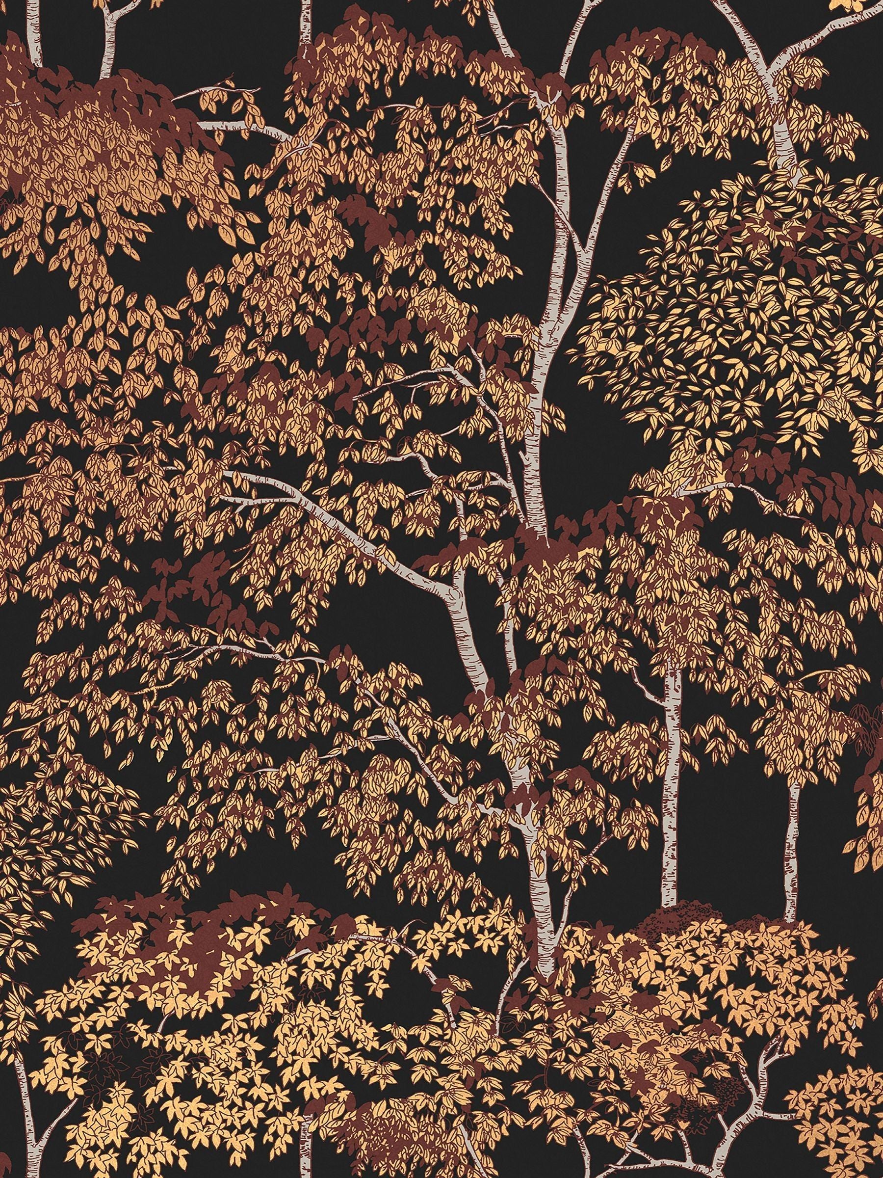 Graham & Brown Alizarin Idyll Tree A4 Wallpaper Sample