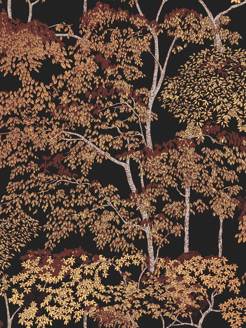 Graham & Brown Alizarin Idyll Tree A4 Wallpaper Sample