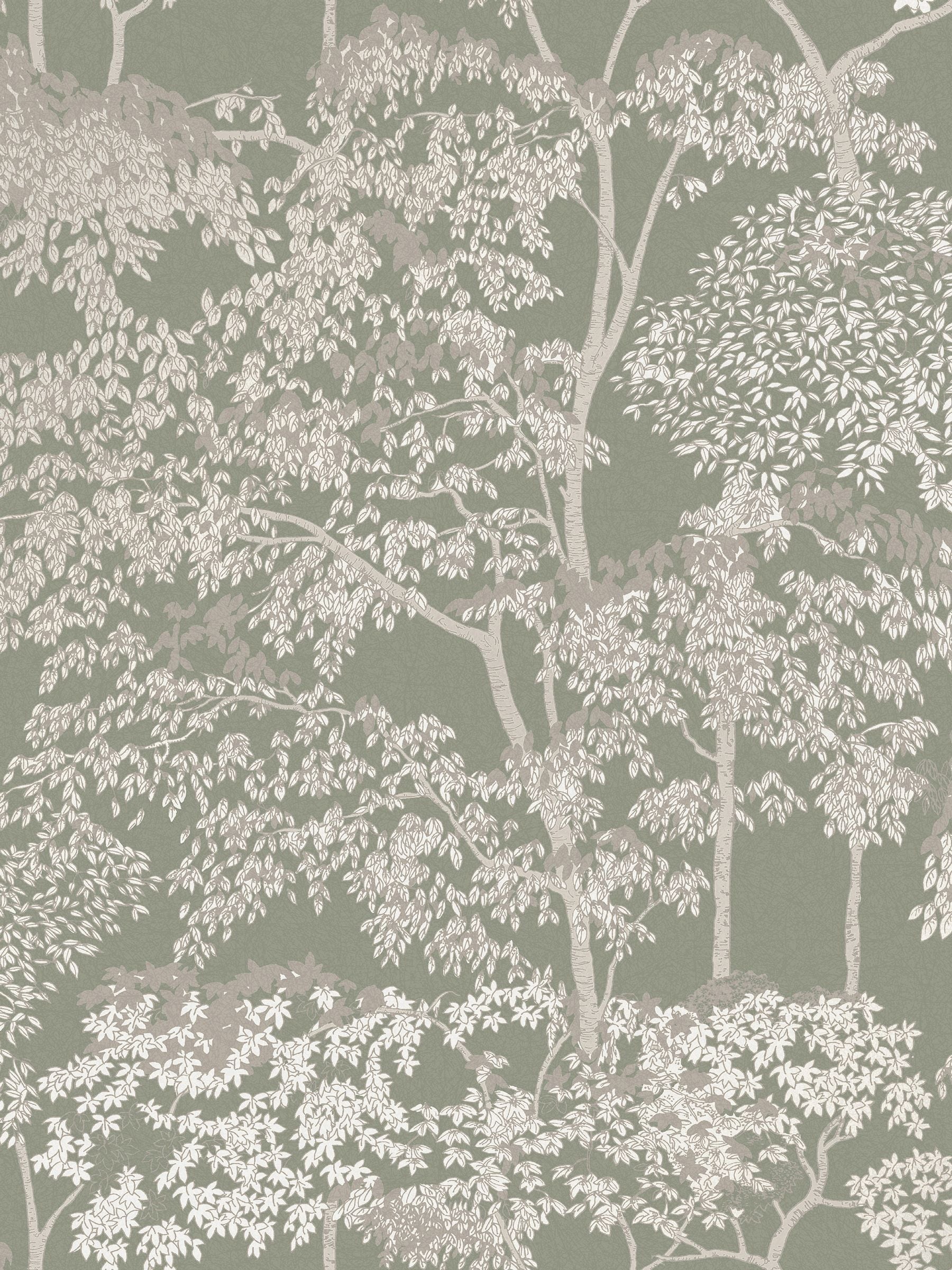 Graham & Brown Sage Idyll Tree A4 Wallpaper Sample