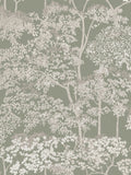 Graham & Brown Sage Idyll Tree A4 Wallpaper Sample