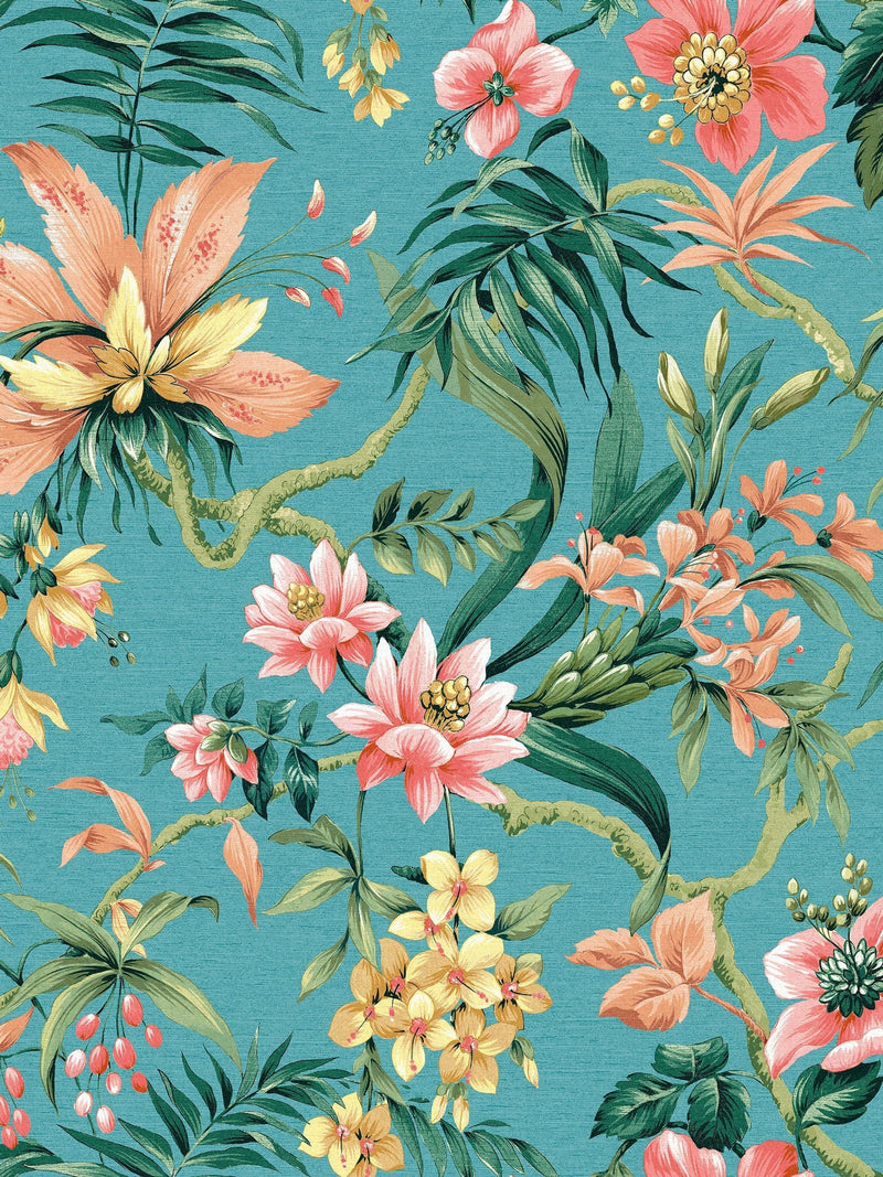 Graham & Brown Blue Tesronto A4 Wallpaper Sample