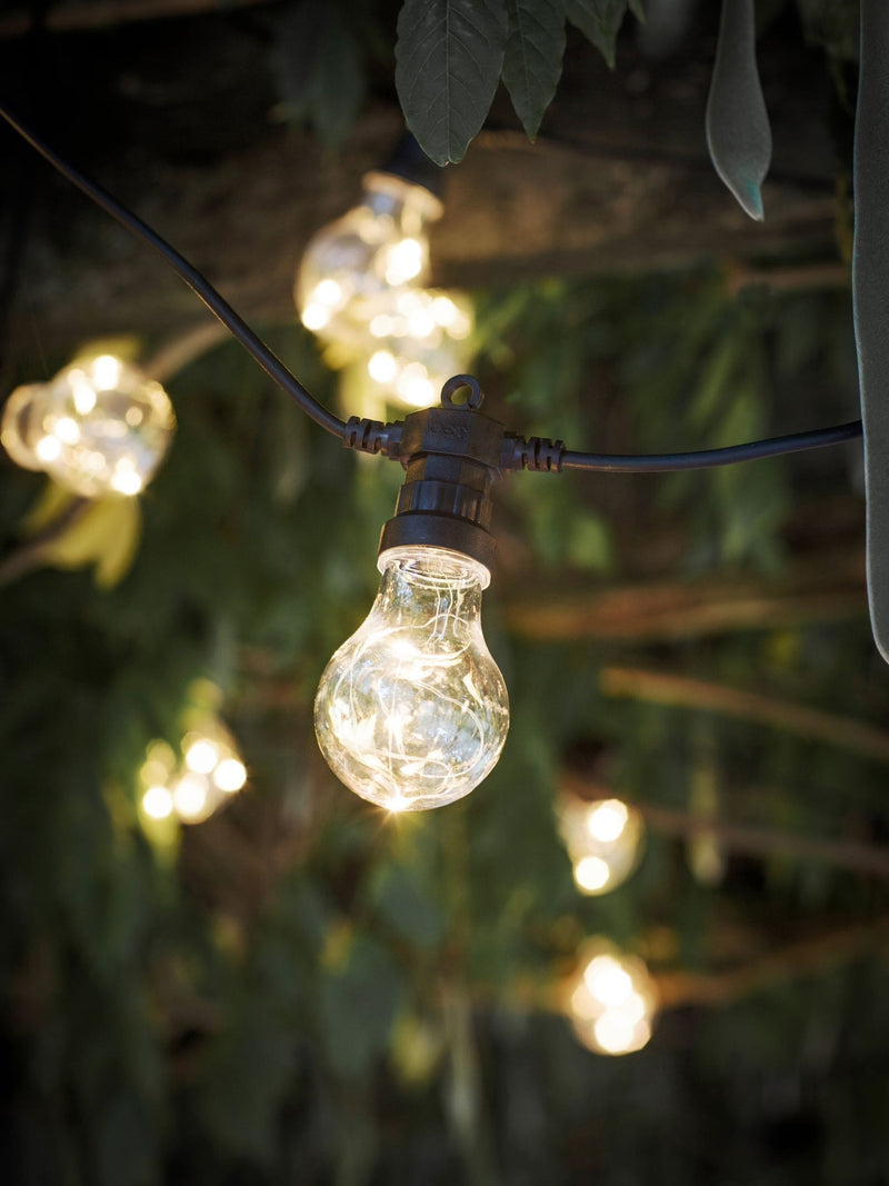 Garden Trading festoon lights 20 bulbs, imported from the UK