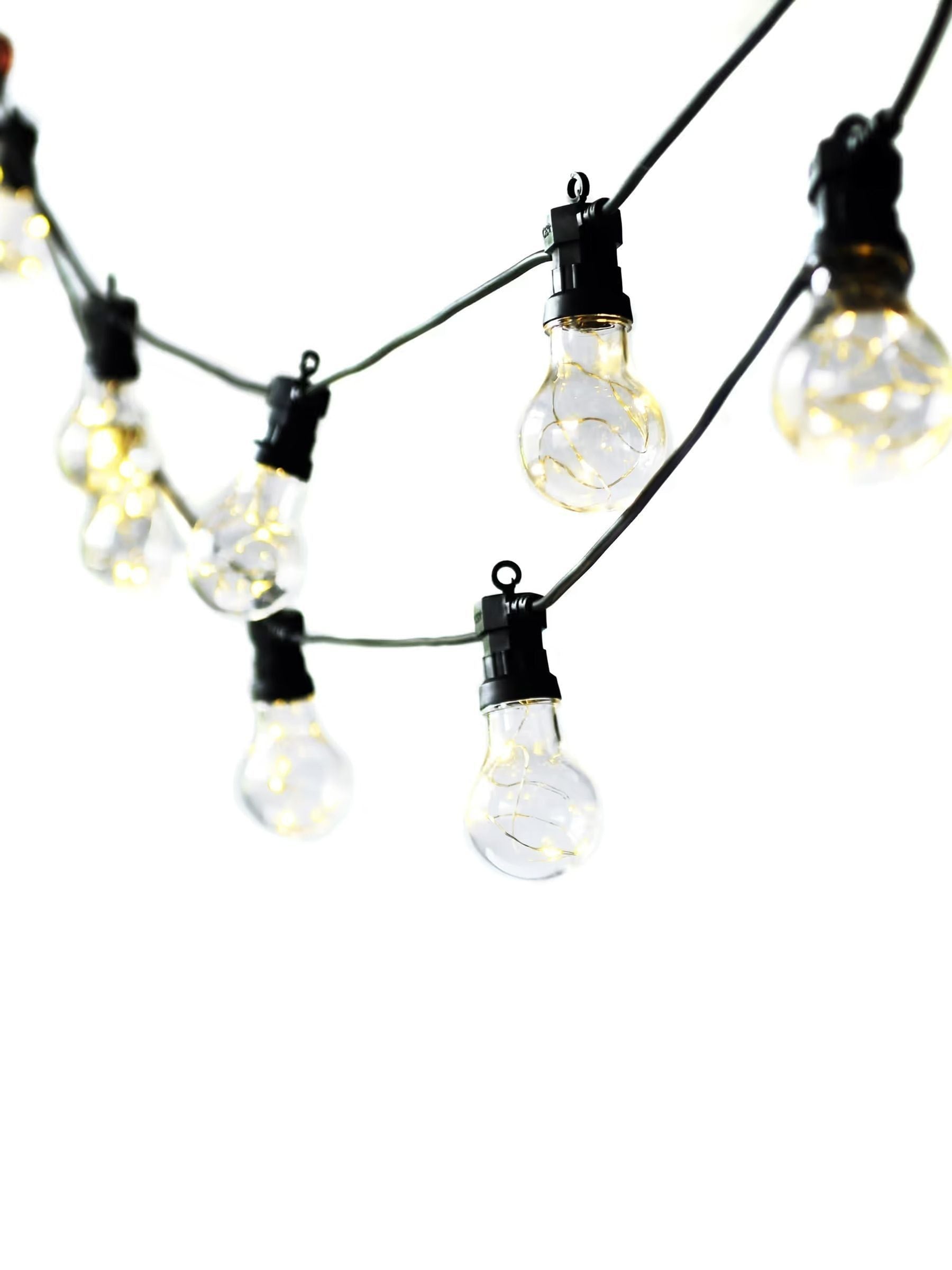Garden Trading festoon lights 20 bulbs, imported from the UK