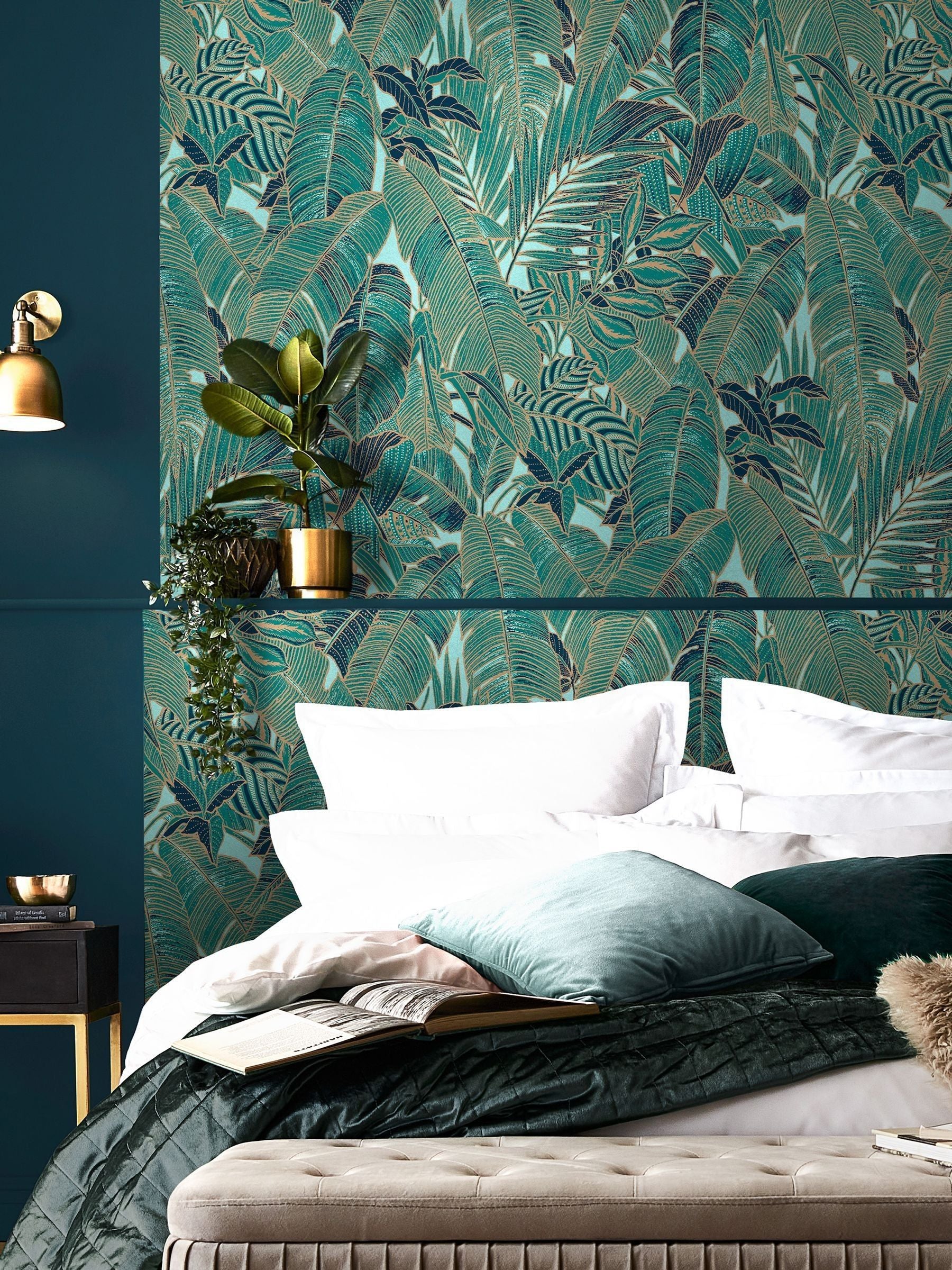 Graham & Brown Green Paradys wallpaper sample A4 - British product