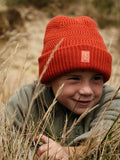 Sealskinz orange Ruston waterproof cold weather beanie, imported from the UK