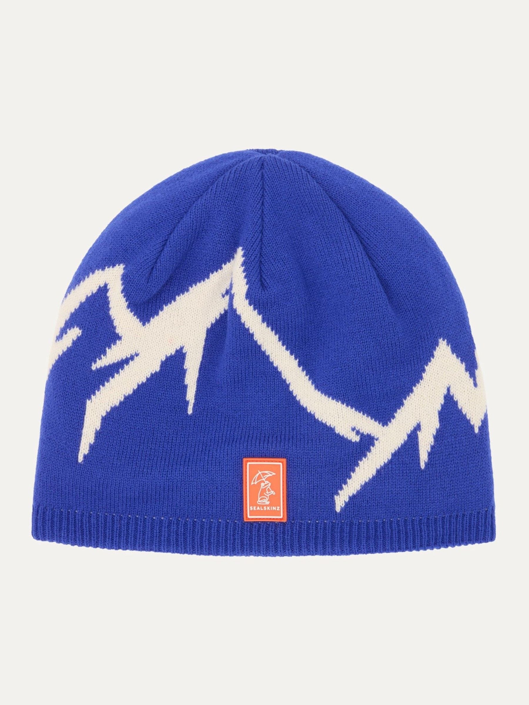 Sealskinz blue Barton waterproof beanie for children - British product