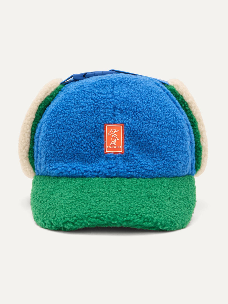 Sealskinz waterproof children's sherpa fleece hat with ear warmers, imported from the UK
