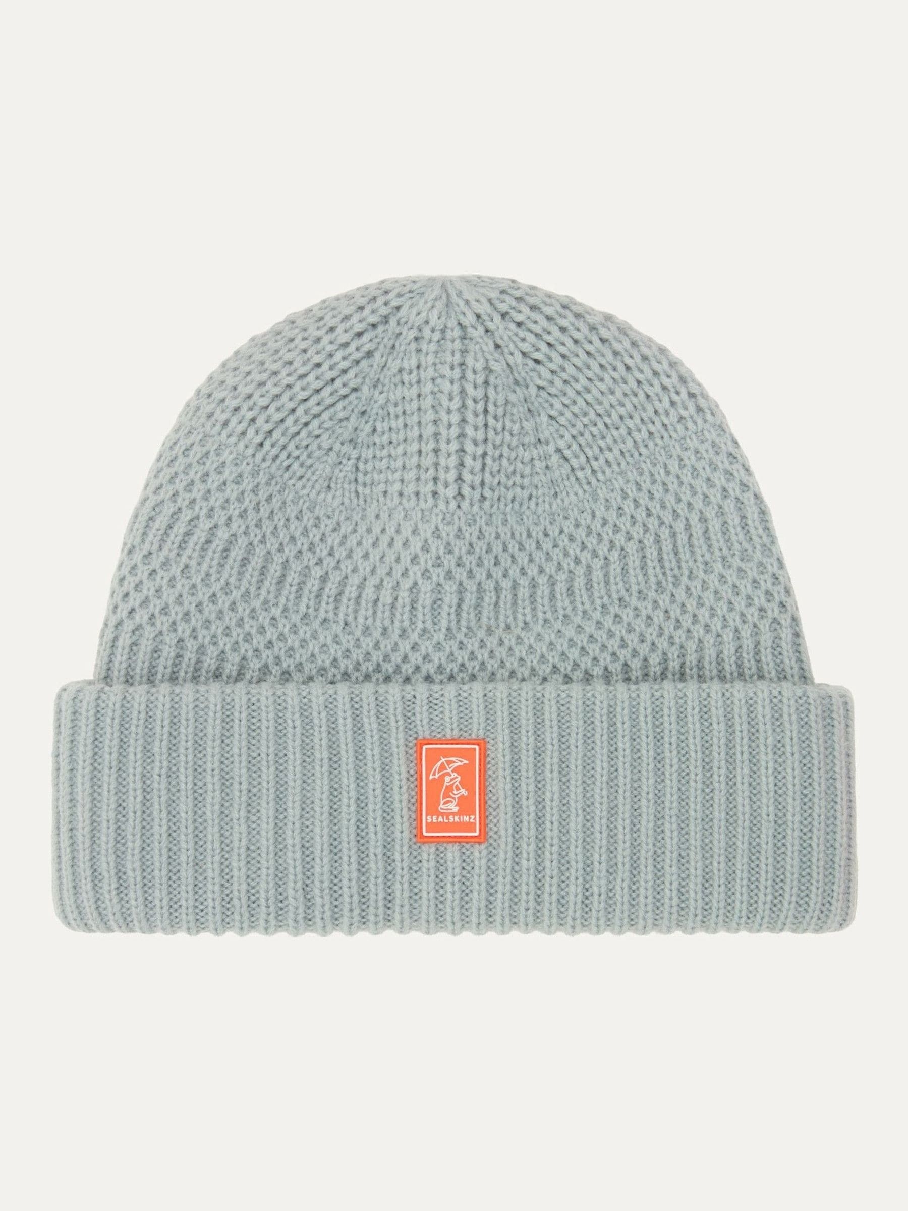 Sealskinz Blue Ruston Waterproof Cold Weather Roll Cuff Beanie