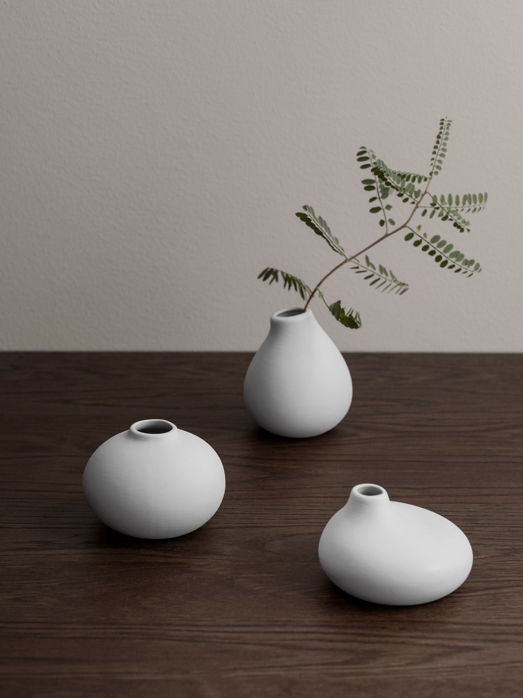 blomus NONA vase set pewter 3 piece, UK version
