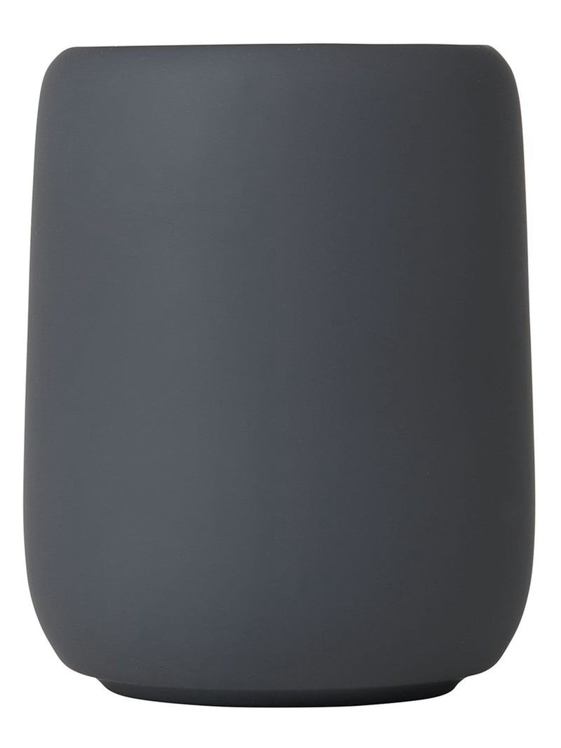 blomus SONO toothbrush tumbler white ceramic, UK version