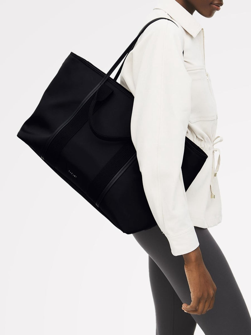 Radley Black Halley Row large tote bag (British brand)