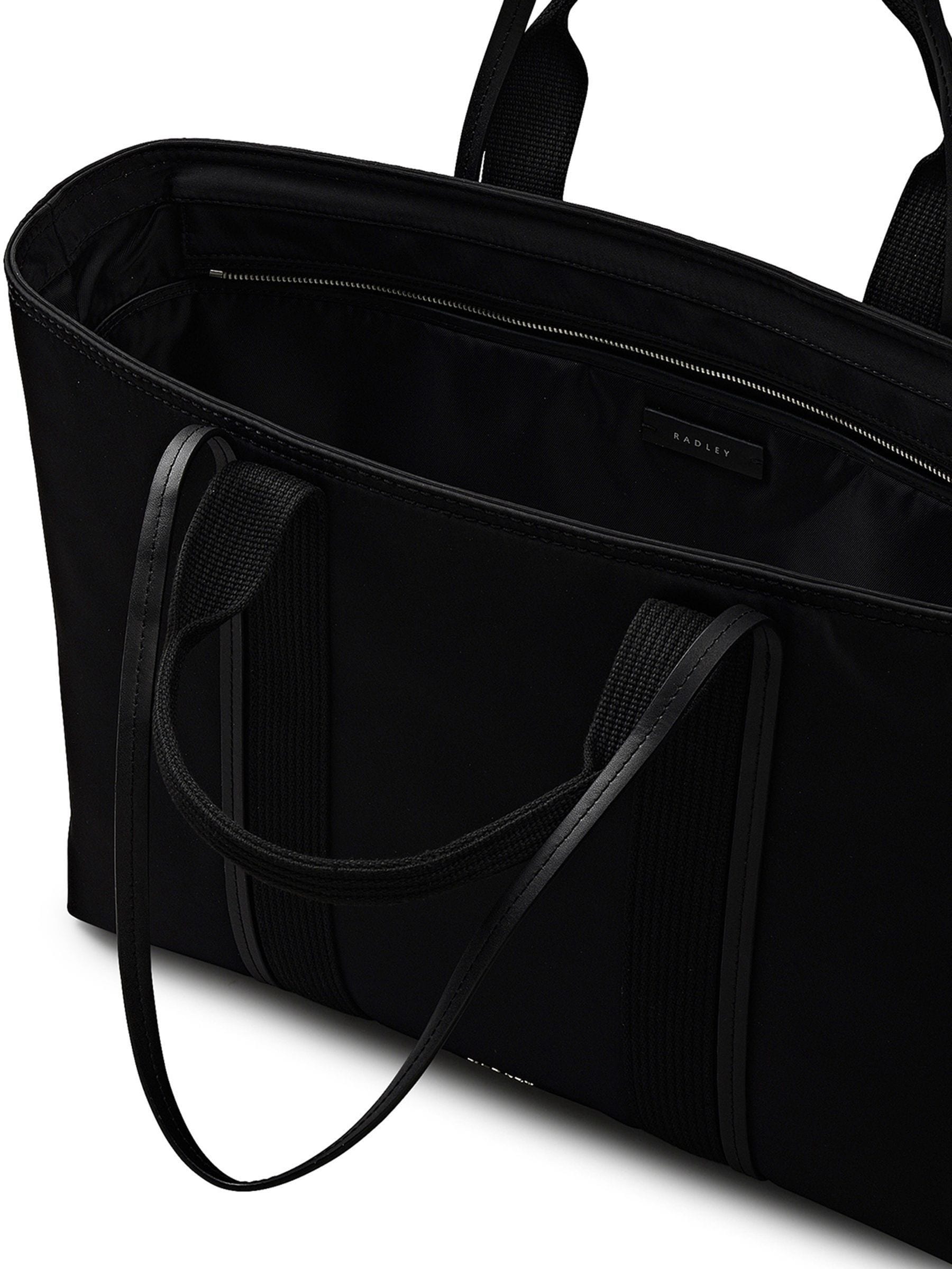 Radley Black Halley Row large tote bag (British brand)