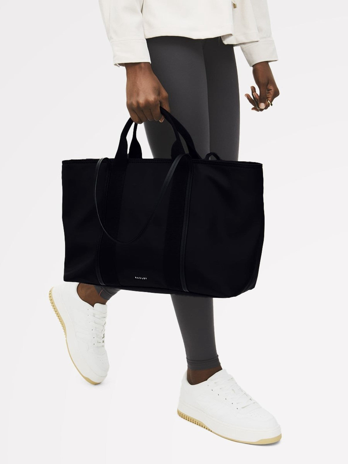 Radley Black Halley Row large tote bag (British brand)