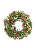 Dibor Evergreen Woodchip wreath 36cm, UK version