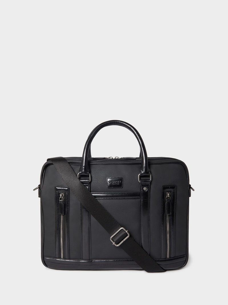Osprey London Frontline waxed canvas and leather laptop bag (British brand)