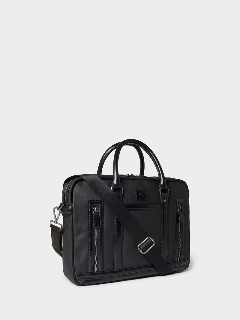 Osprey London Frontline waxed canvas and leather laptop bag (British brand)