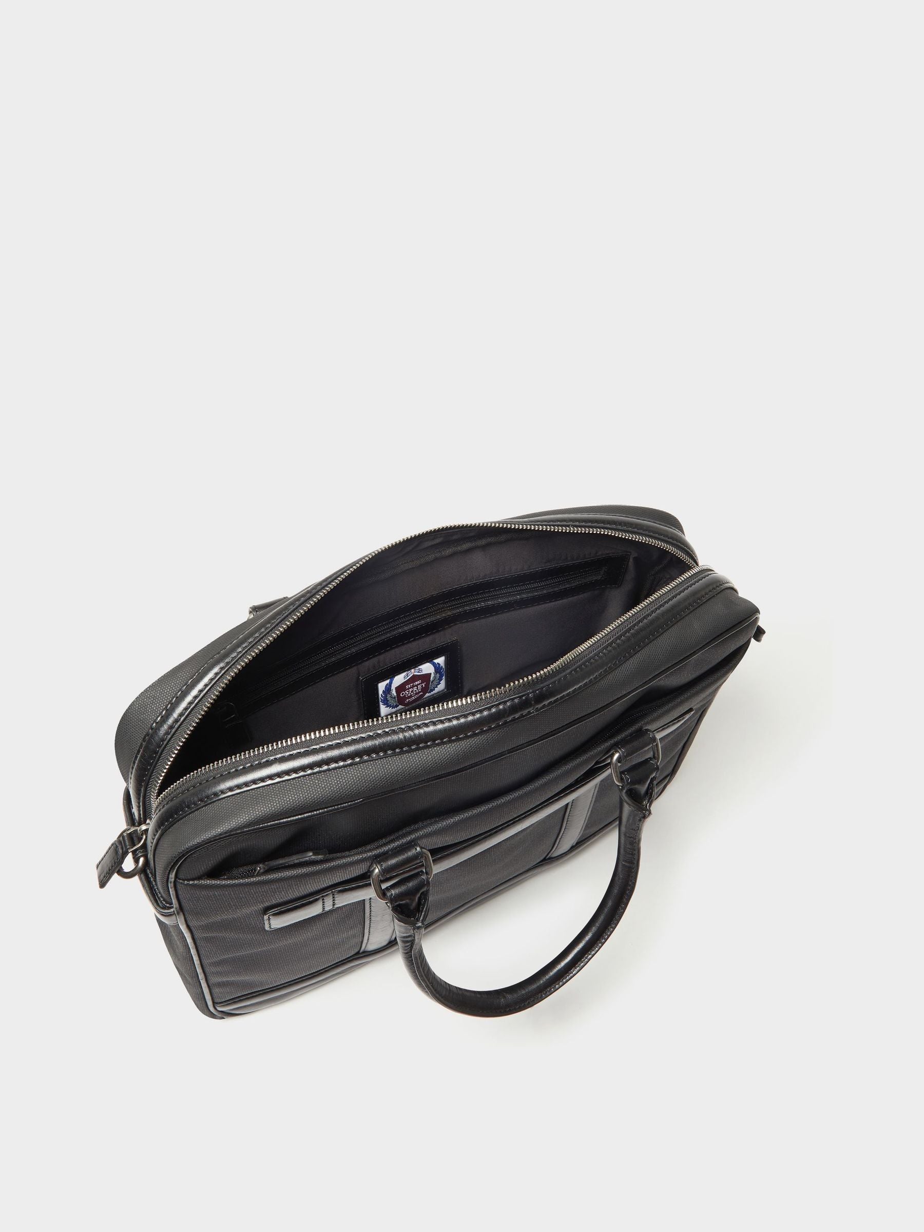 Osprey London Frontline waxed canvas and leather laptop bag (British brand)
