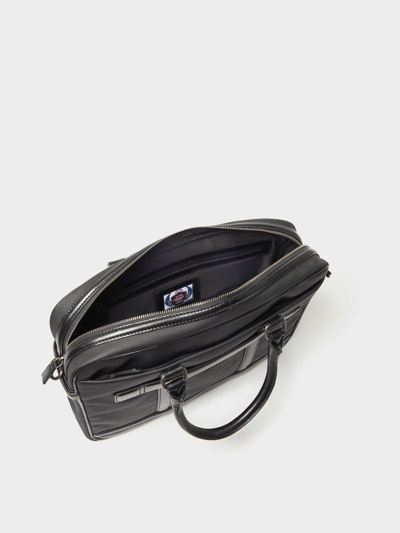 Osprey London Frontline waxed canvas and leather laptop bag (British brand)