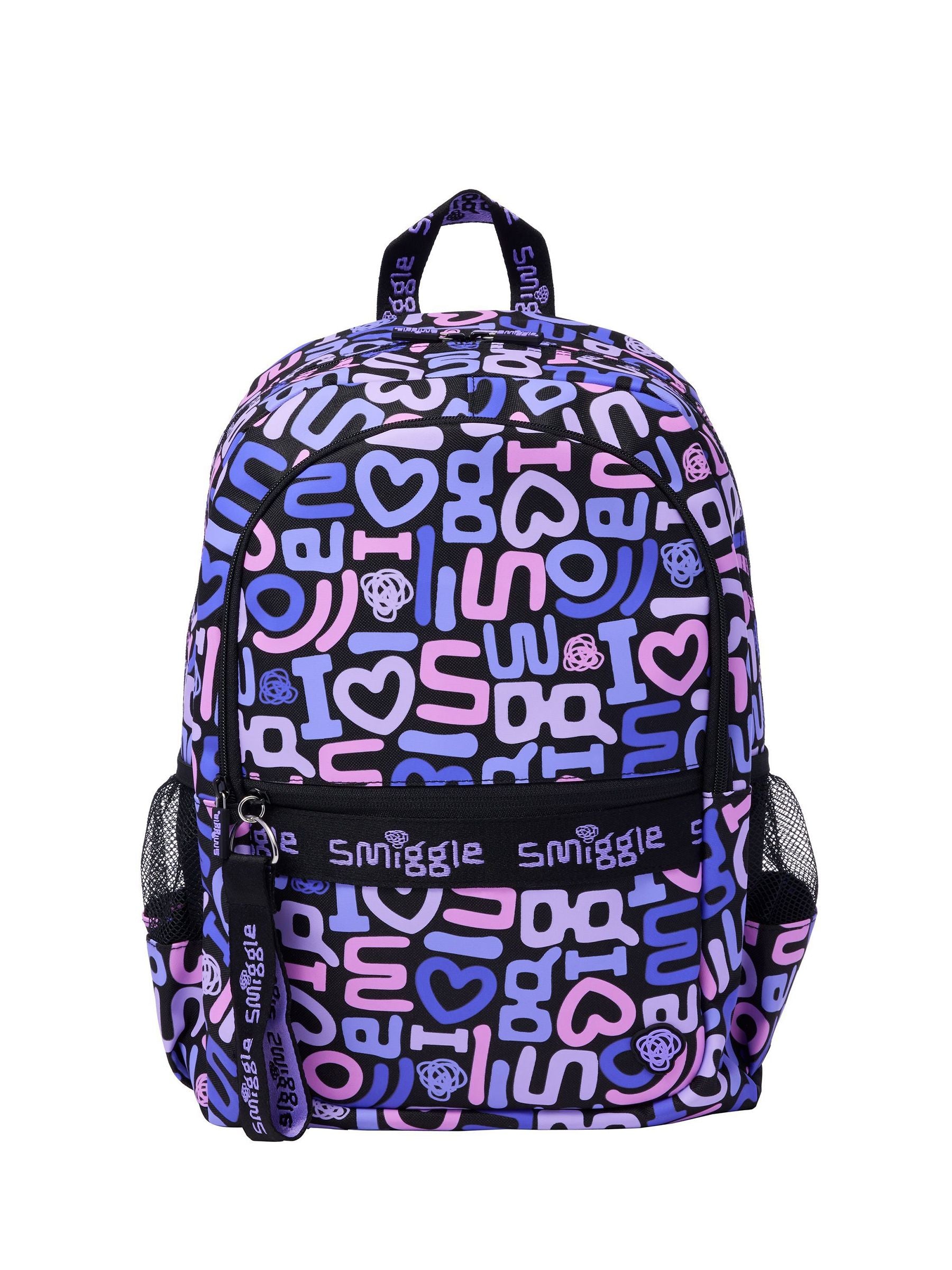 Smiggle Purple Smiggler Classic Backpack (British brand)